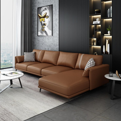 High-quality Corner sofa Living landscape Corner sofa L-shape Leather Couch Suite Sofa new