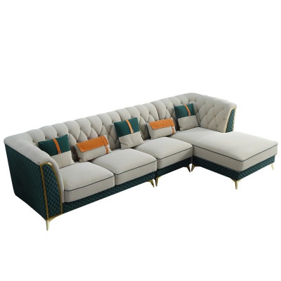 Design Corner sofa L-shape Leather Sofa Couch Living landscape Suite Design Modern Sofas