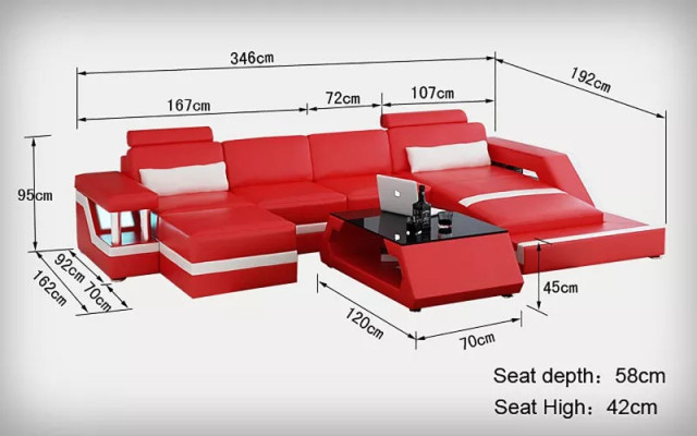 Leather sofa Corner sofa L-shape Modern sofa Leather sofa Corner sofa Upholstery