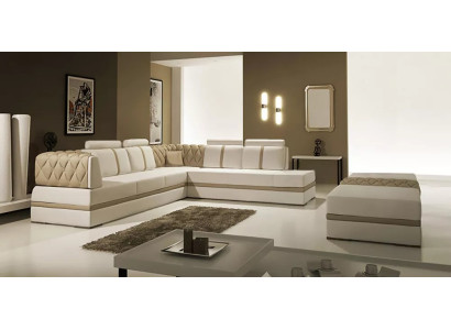 Corner sofa Leather sofa Design Sofa Corner sofa L-shape Modern Upholstery Living room