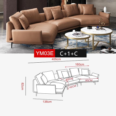 Living landscape Suite Design Modern Sofa Corner sofa Sofa U-shape Leather sofa Couch