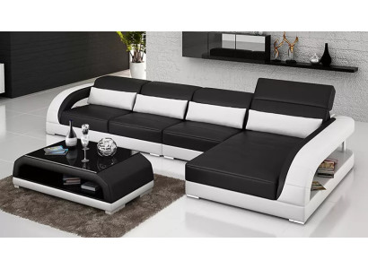 Design Corner sofa Corner sofa Living room Modern leather upholstered couch sofa