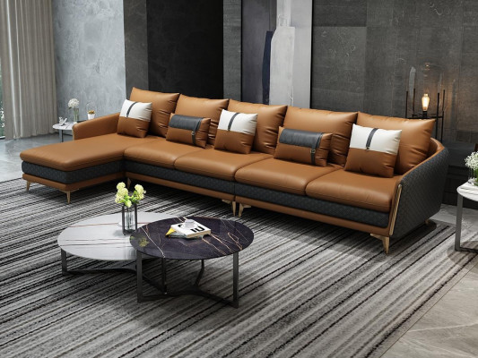 Designer Corner sofa L-shape Sofa Modern Sofas Leather sofa Corner suite