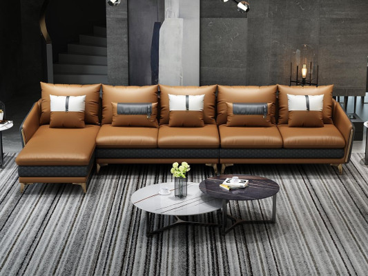 Designer Corner sofa L-shape Sofa Modern Sofas Leather sofa Corner suite