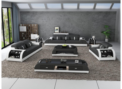 Sofa set 3 2 1 Seater Set Sofa Upholstery Couch Leather Relax Living room set new