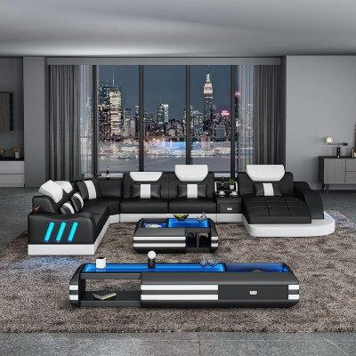 Corner sofa from gefAll ne Living landscape Upholstery Corner suite couches sofas usb led