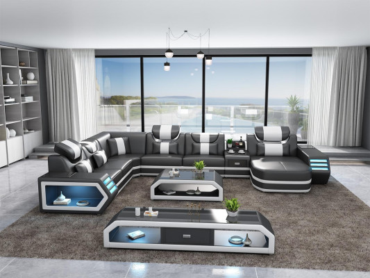 Upholstery Corner sofa from gefAll ne Living landscape Corner suite couches sofas usb led