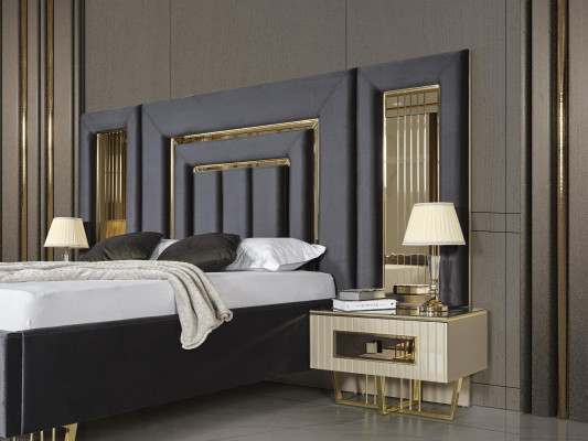 Bedside table Furniture Side table Bedroom Furnishings Design Luxury Italy new