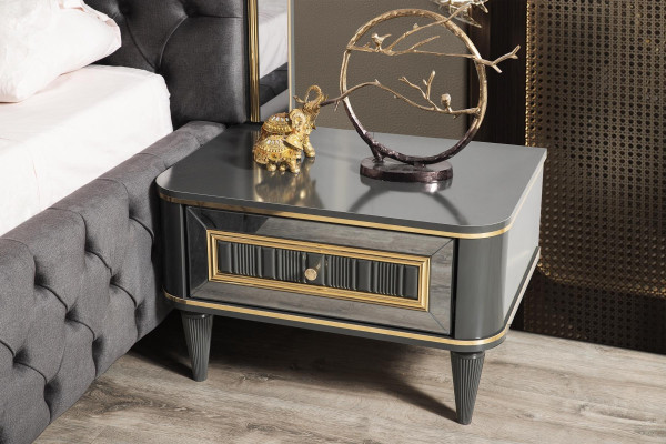 Bedside table Consoles Side tables Table Luxury Hotel Bedroom Furniture Wood new