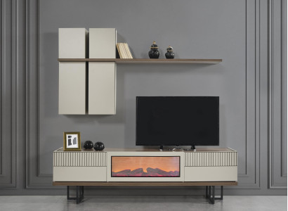 Wall unit Sideboard with fireplace Electric Wardrobe tv stand TV cabinet living walls Console