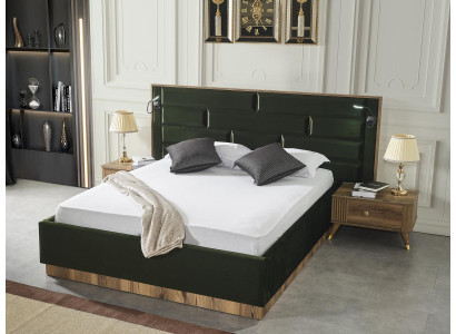 Design Bed Double bed Wood Luxury Beds Bedroom Furniture Furnishings