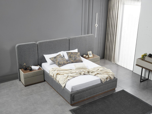 Design Bed Fabric Luxury Beds Bedroom Furniture Furnishings Double bed