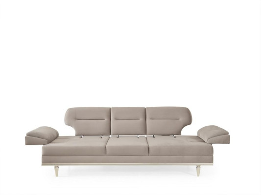 Modern Beige Sofa Living room Set Design Fabric Couch Couches Sofas 3 Seat
