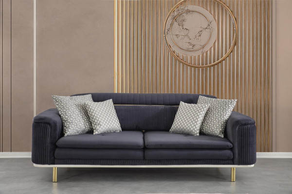Sofa Couch Three Seater Living room Fabric Sofas Couches Furniture Furnishings