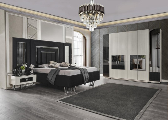 Bedroom Wardrobe Furniture Metal Luxury Beds Elegant Bed Metal Bed frame