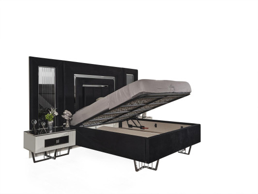 Bedroom Wardrobe Furniture Metal Luxury Beds Elegant Bed Metal Bed frame