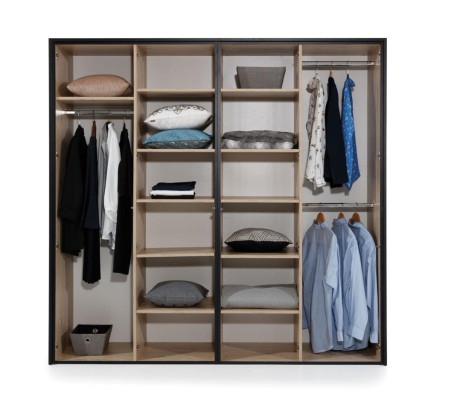 Wardrobe Brown Wood Furniture Design Elegant Bedroom Modern Wardrobe new