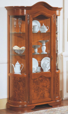 Furniture Glass Cabinet Display Case Wood Showcases Glass Wardrobe Cabinets Shelves Italy