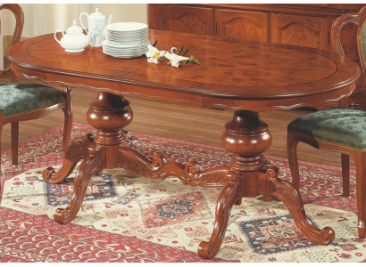 Table Oval Dining table Italian Furniture Dining room Tables Wood Brown Tables new