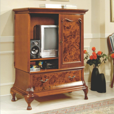 tv Wardrobe Wall TV cabinet hidden TV with doors TV-cabinet Sideboard Wood