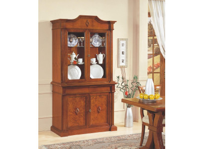 Furniture Glass Cabinet Display Case Wood Showcases Glass Wardrobe Cabinets Shelves Italy