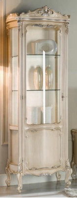 Display case Glass Cabinet White Italian Furniture Display Cabinets Living room Wardrobe