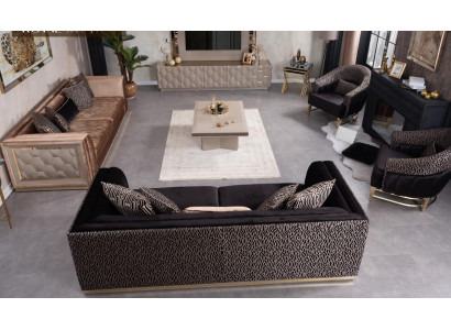 Sofa set 3+3+1+1 Seater Upholstery Sofa Living landscape Sofas Couch