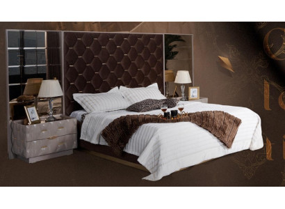 Bedroom Bed Bedside table Beds Double Wood new luxury set 3 pieces.