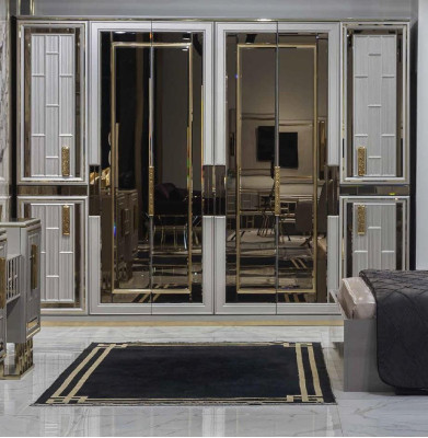 Wardrobe Wardrobe High Gloss Cabinets Shiny Furniture Luxury Glitter