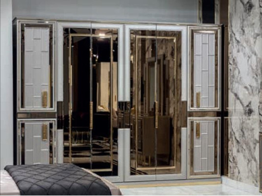 Wardrobe Wardrobe High Gloss Cabinets Shiny Furniture Luxury Glitter