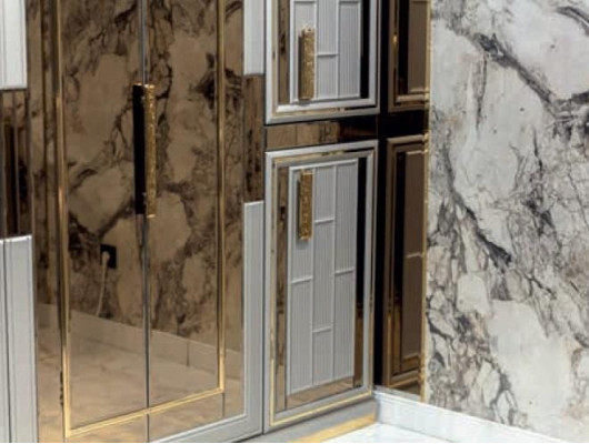 Wardrobe Wardrobe High Gloss Cabinets Shiny Furniture Luxury Glitter