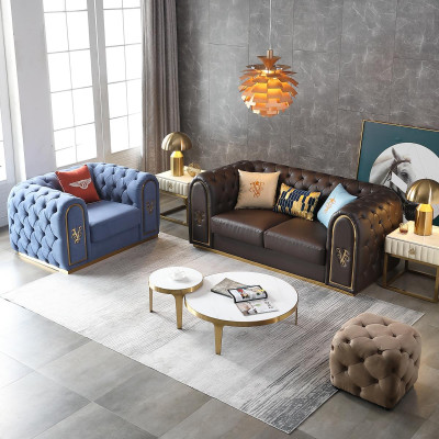 Three Seater Design Sofa 3 Seater Relax Sofas Upholstery Couch Seat Chesterfield new