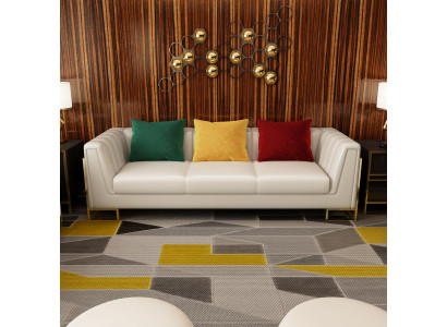 Sofa 3 Seater Leather Sofas Couch Upholstery Suite Decorative Sofa set Modern
