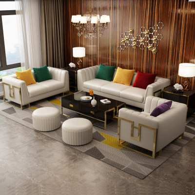 Sofa 3 Seater Leather Sofas Couch Upholstery Suite Decorative Sofa set Modern