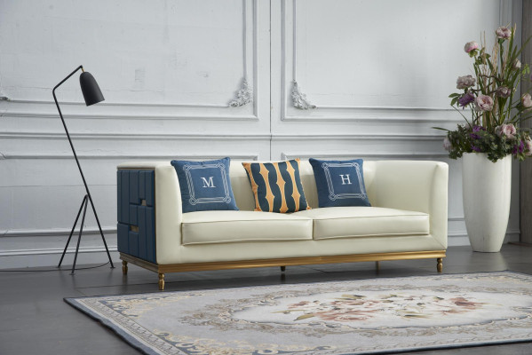 Design classic modern big xxl 3 seater couch imitation leather sofas couches