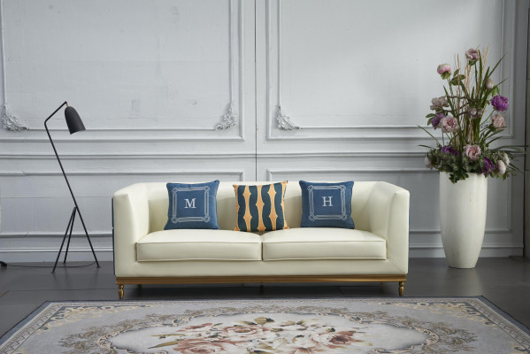 Design classic modern big xxl 3 seater couch imitation leather sofas couches