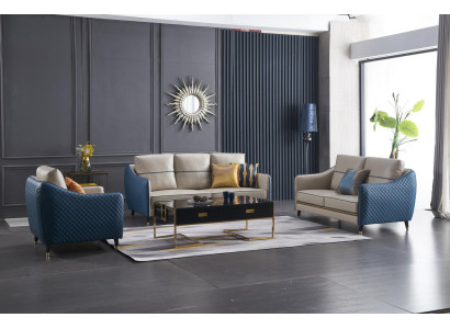 Design classic Chesterfield Big xxl 3 Seater Couch Leather Textile Sofas