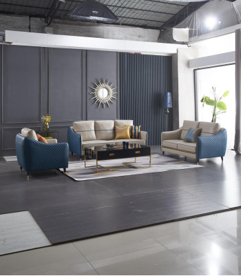 Design classic Chesterfield Big xxl 3 Seater Couch Leather Textile Sofas