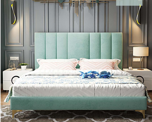 Luxury Bedroom Furniture Complete 3pcs. Set Bed 2x Bedside tables Modern