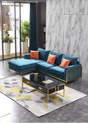 Fabric Modern Couch Living landscape Textile sofa Sofa set Sofa L-shape