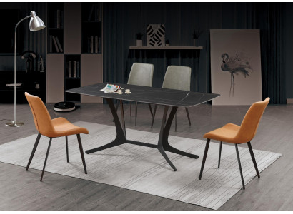 Designer Dining table Table Dining room Deco Living room Design Tables 180x90cm