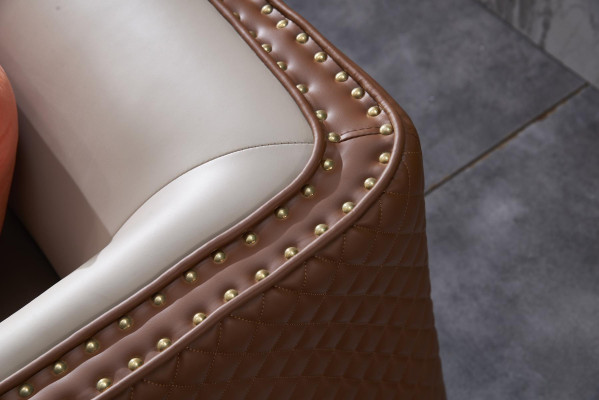 Armchair Club Lounge Designer Lehn Chair Upholstery Sofa 1-seater TV new