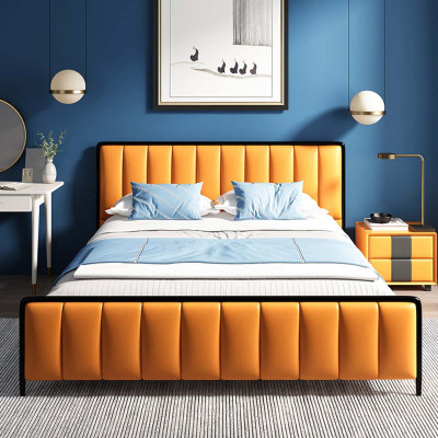Classic s Bed Double bed Bed 2x Bedside tables Wood Design new Beds 3 pcs. set