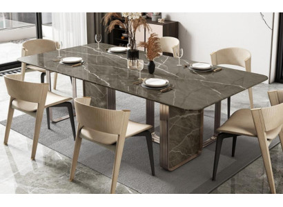 Designer Upholstery Luxury Table Tables 240x100 Dining Tables Marble Dining table Dining room