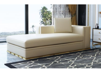 Chaise longue, relaxation lounger, lounge sofa, Chesterfield couch, sofa lounger, leather