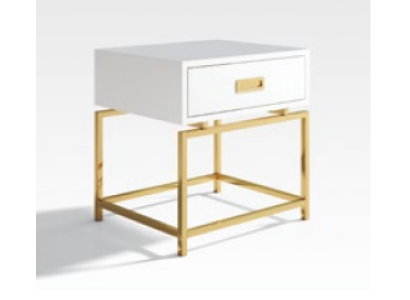 Bedside table night cabinet Chest of drawers decorative side table console high gloss gold