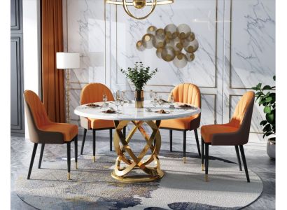 High-quality Living room Round Tables - Round Designer stainless steel Table