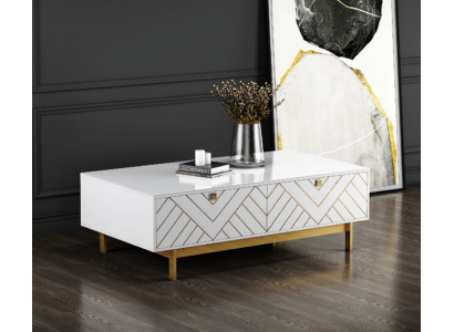 Elegant high gloss coffee table table stainless steel sofa side table USA luxury