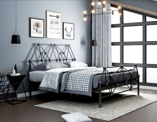 Italian Designer Furniture Bed Double Bedroom Beds 180x200cm