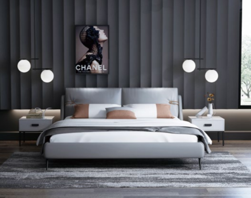 Modern Wood Bed Noble Designer Furniture Beds Double new Bedroom